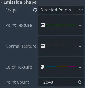 Emission textures